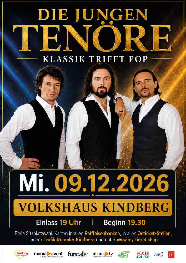 Die jungen Tenöre in Kindberg